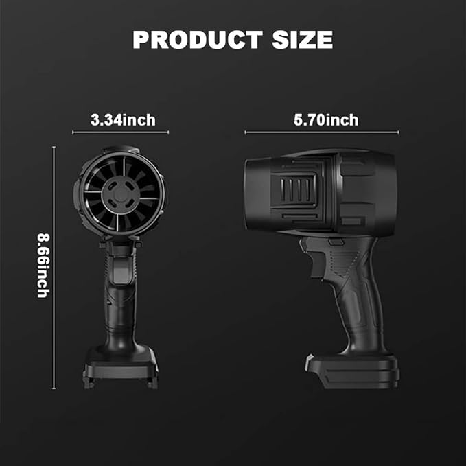 Cordless Turbo Air Blower 2x Battery