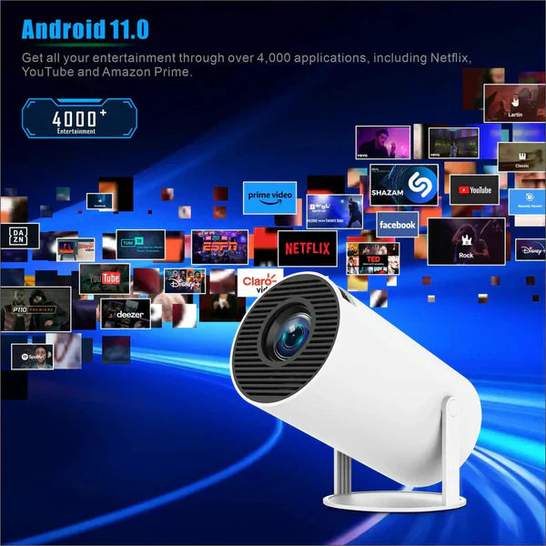HY300 Portable WIFI Projector 4K